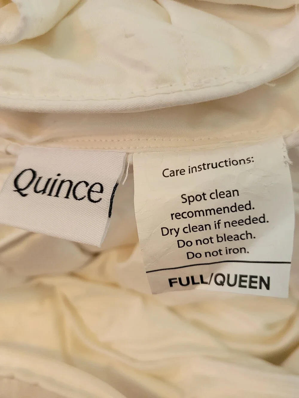Quince Warm Luxe Premium Goose Down Comforter - white